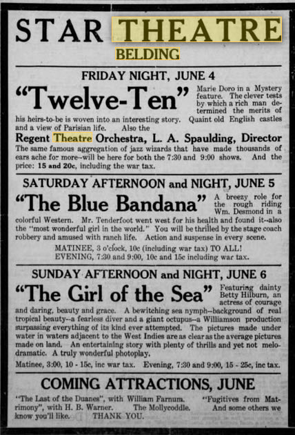 Empress Theatre - 02 Jun 1920